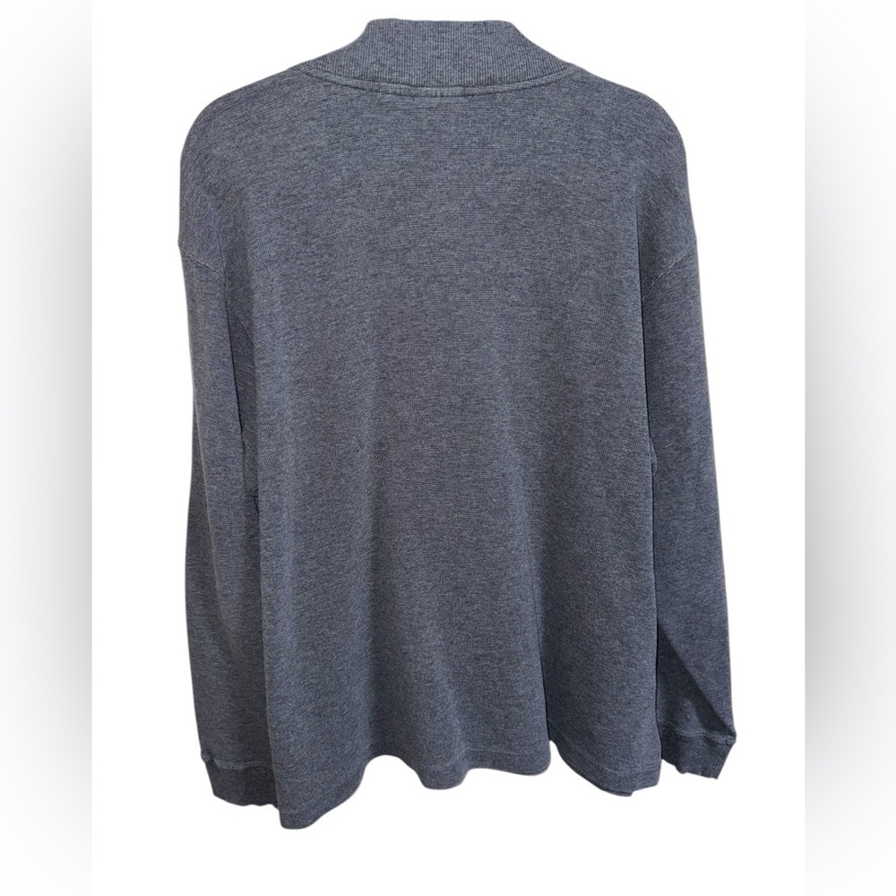 L.L. Bean Men’s Gray Henley Long Sleeve Shirt XL - Picture 3 of 9
